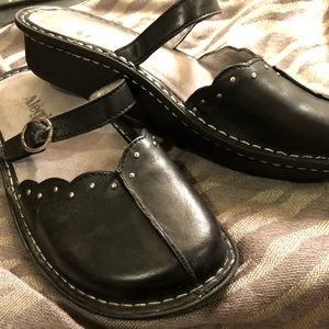 Black Alegria sandals